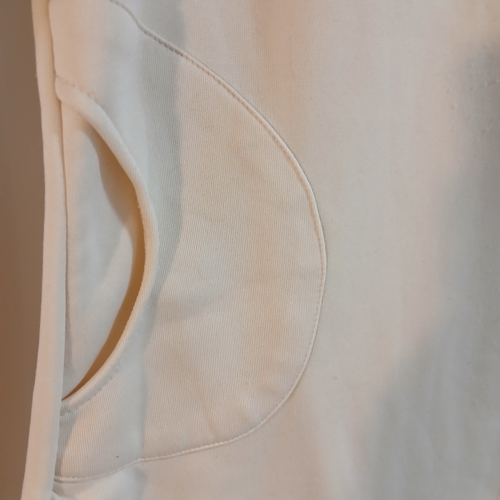 Cream Long Sleeve Hooded Dress - Picture 2 of 7